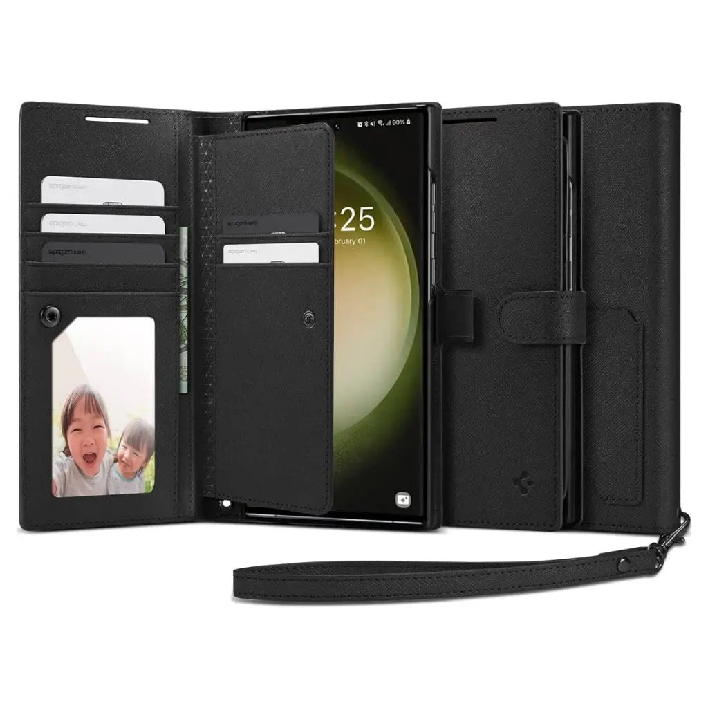Galaxy S23 Ultra Case Wallet S Plus - Spigen Malaysia