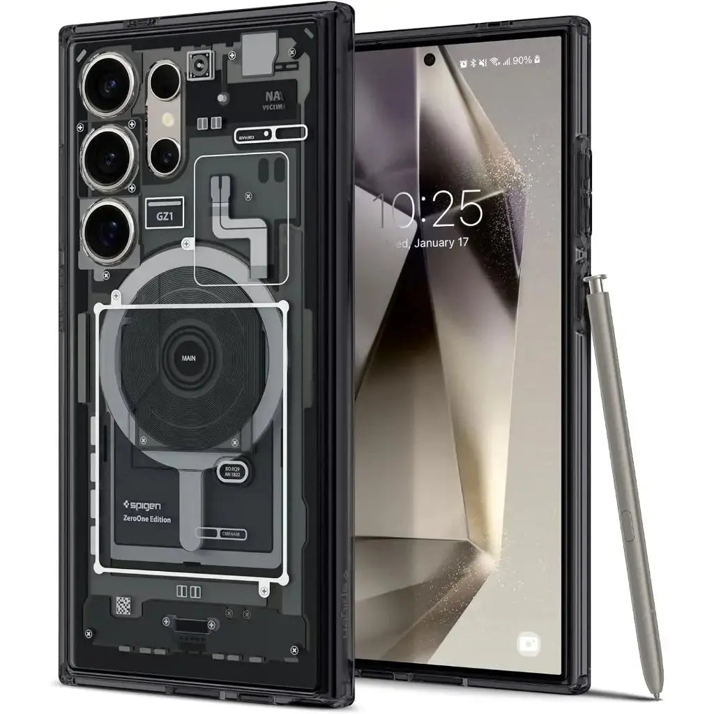 Galaxy S24 Ultra Case Zero One OneTap Metal Ring Magfit Magsafe Case - Spigen Malaysia
