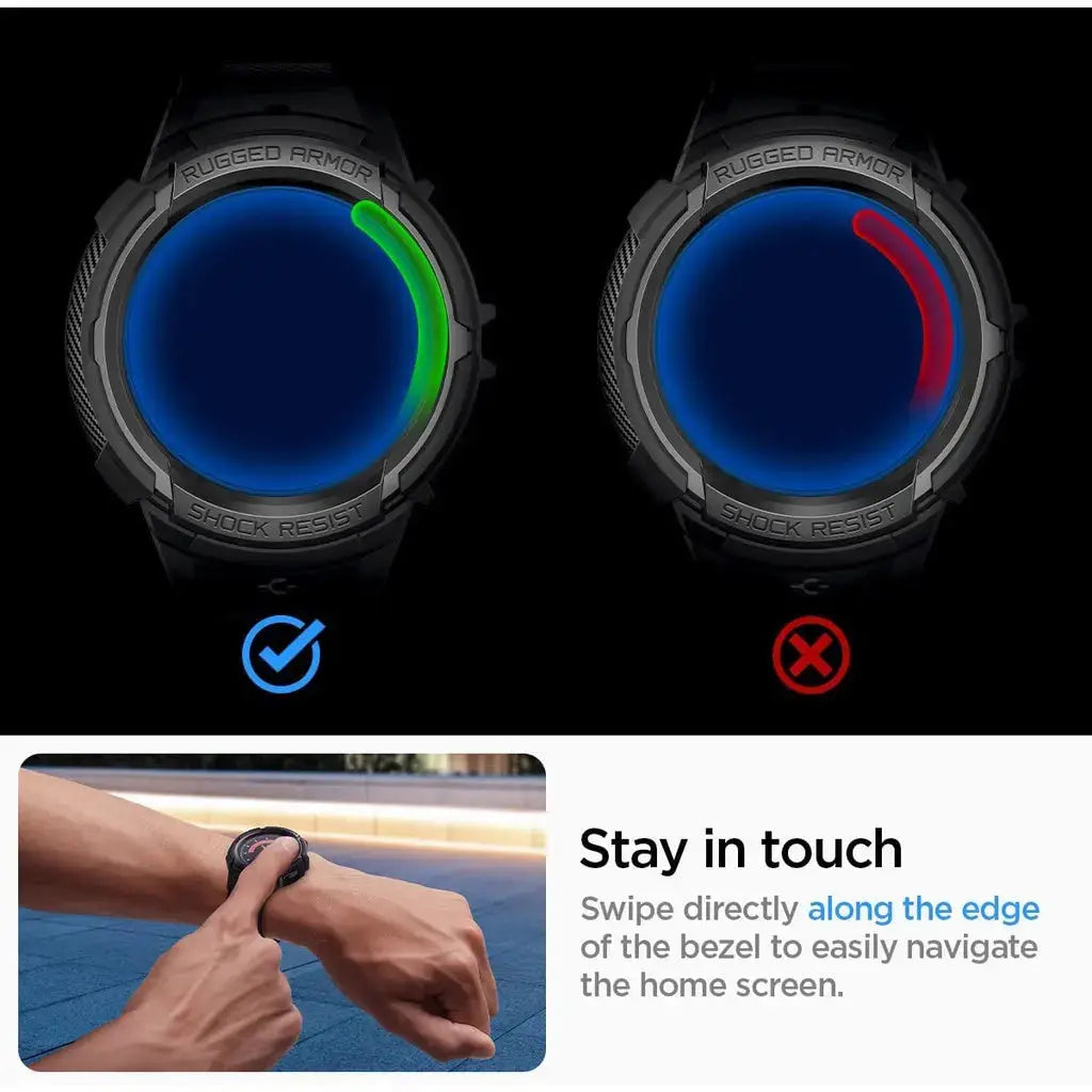 Galaxy Watch 5 Pro Case (45mm) Rugged Armor Pro - Spigen Malaysia