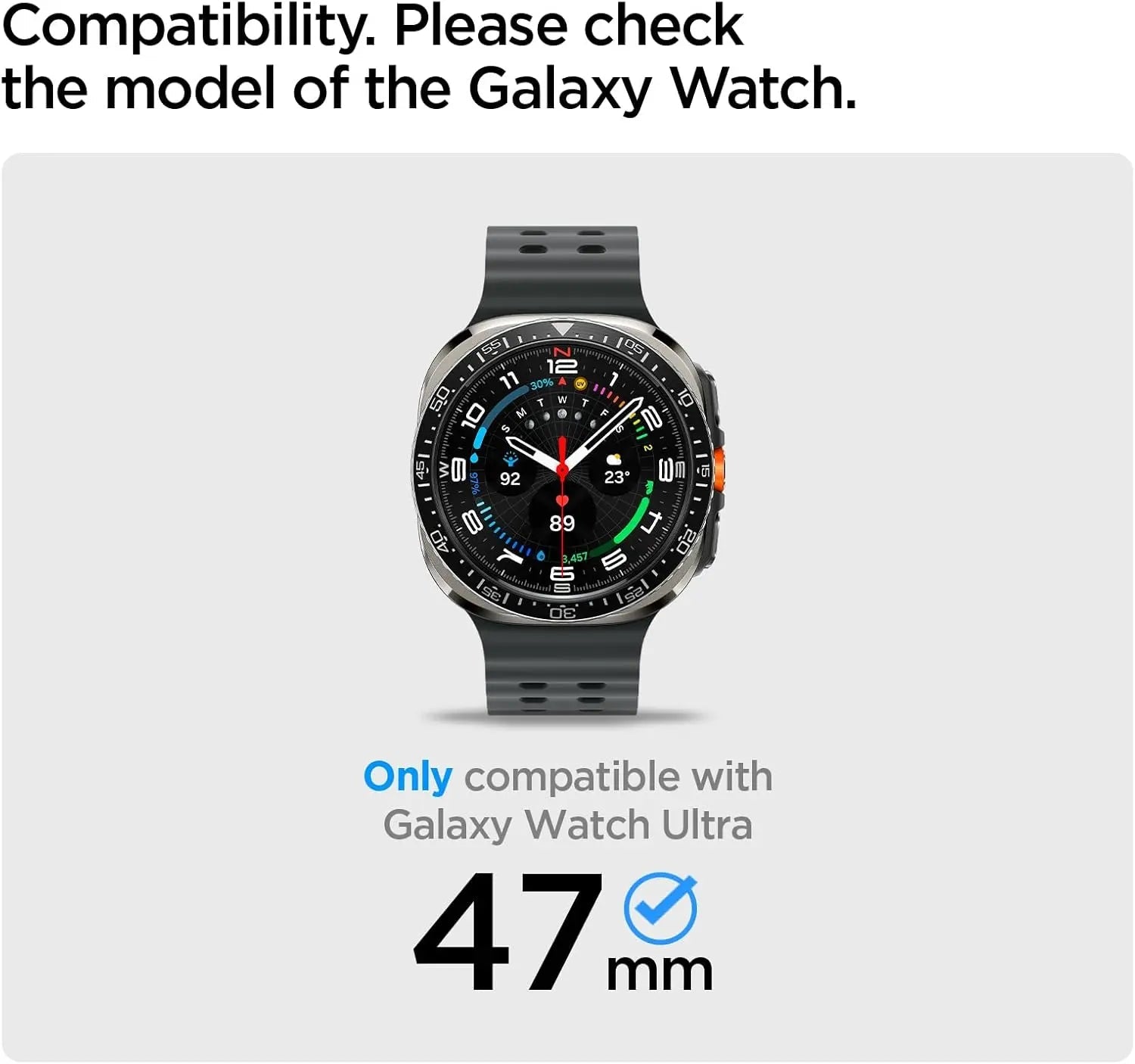 Galaxy Watch Ultra Case 47mm (2025/2024) Rugged Armor Pro - Spigen Malaysia