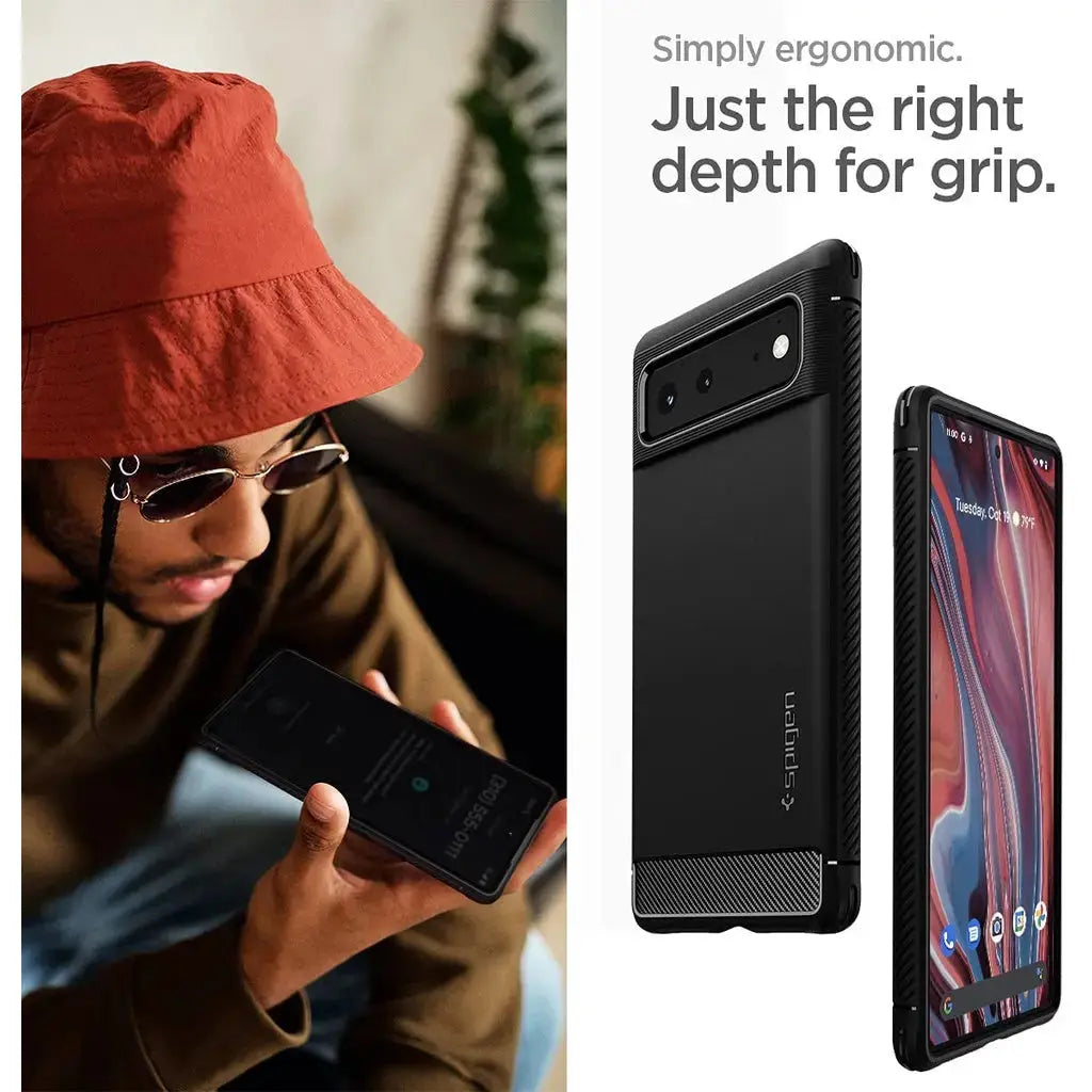 Google Pixel 6 Case Rugged Armor - Spigen Malaysia