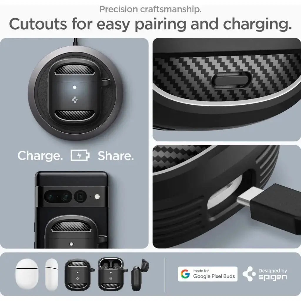 Google Pixel Buds Pro Case Rugged Armor - Spigen Malaysia