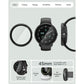 Google Pixel Watch 5 / 4 (45mm) Case Thin Fit 360 with Tempered Glass