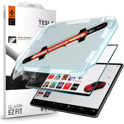 Tesla Model Y Juniper (2025) / Model 3 (2026/2025/2024) 15.4" Screen Protector - Spigen Malaysia