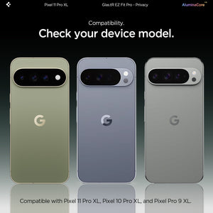 [2 Pack] Google Pixel 11 Pro XL Privacy Screen Protector EZ Fit Pro