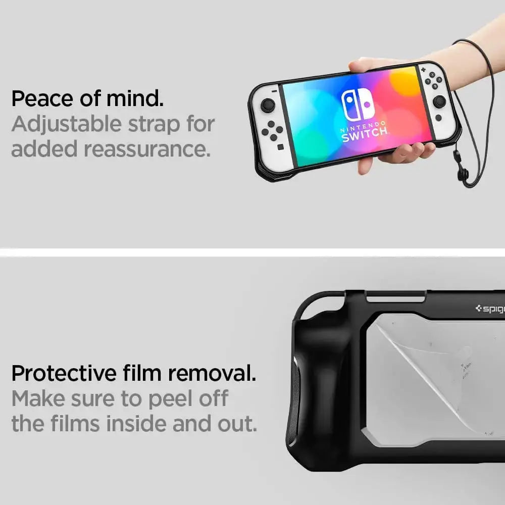 Nintendo Switch OLED Case Rugged Armor - Spigen Malaysia