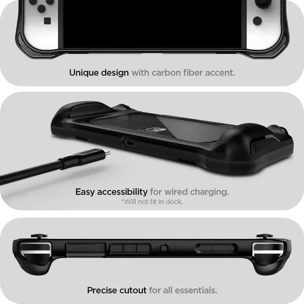 Nintendo Switch OLED Case Rugged Armor - Spigen Malaysia