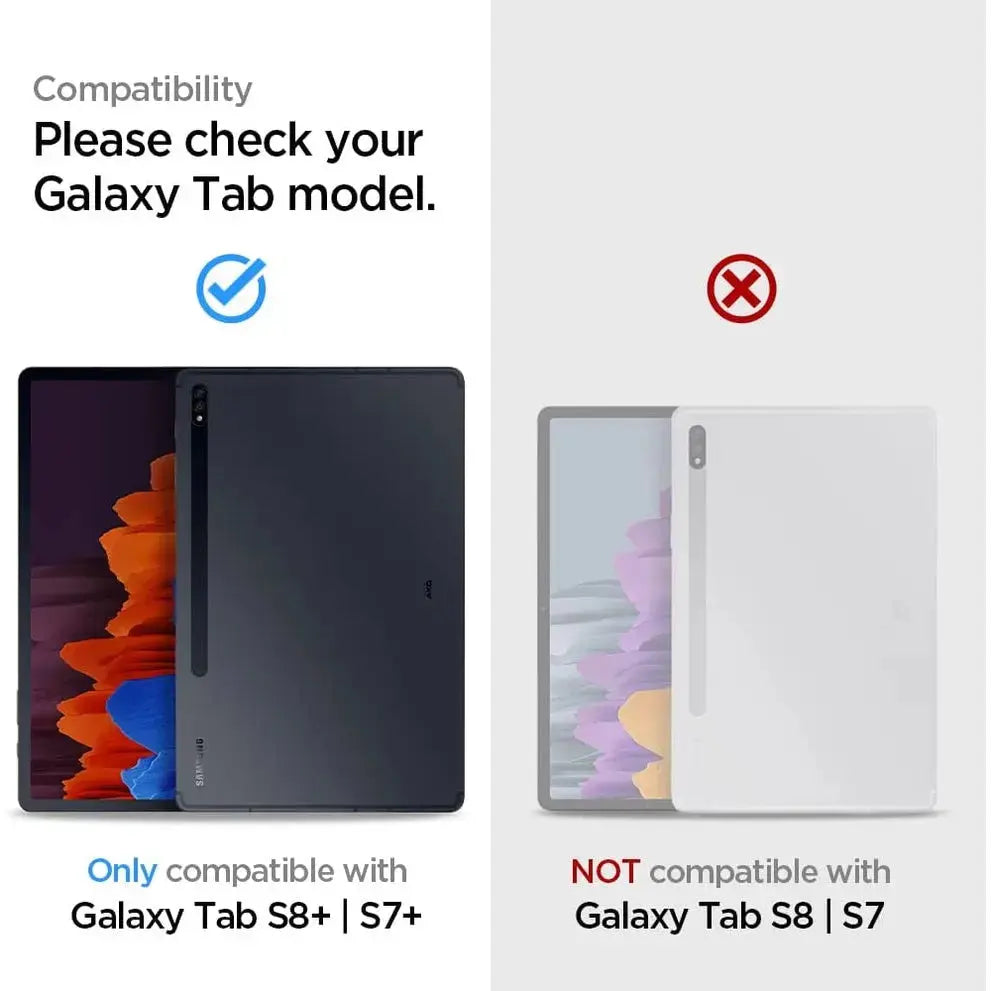 Galaxy Tab S8 Plus / S7 Plus Screen Protector EZ FIT GLAS.tR - Spigen Malaysia