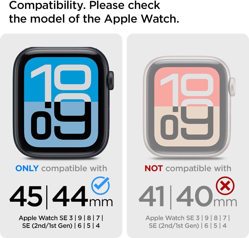 [Front 3 pcs] Apple Watch Screen Protector (45mm / 44mm) Neo Flex Film - Spigen Malaysia
