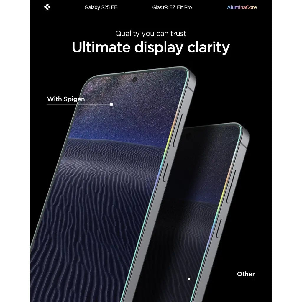 Samsung S25 FE Screen Protector Glas.tR EZ Fit Pro HD - Spigen Malaysia