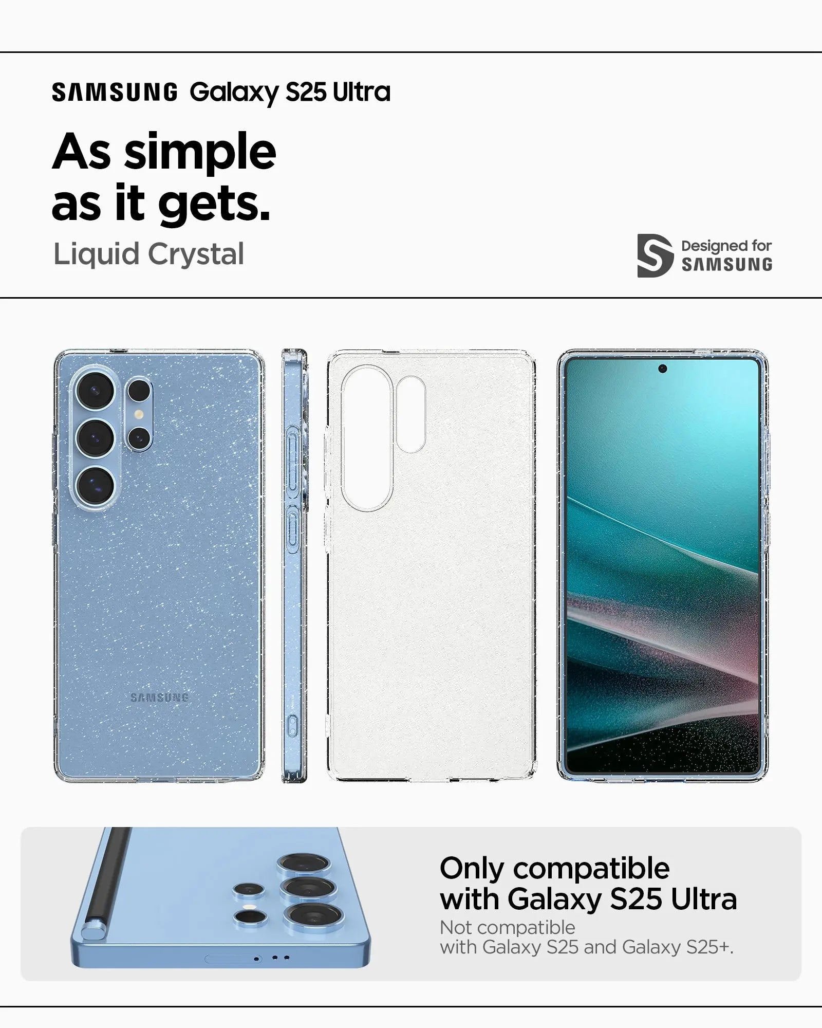 Samsung S25 Ultra Case Liquid Crystal Glitter - Spigen Malaysia