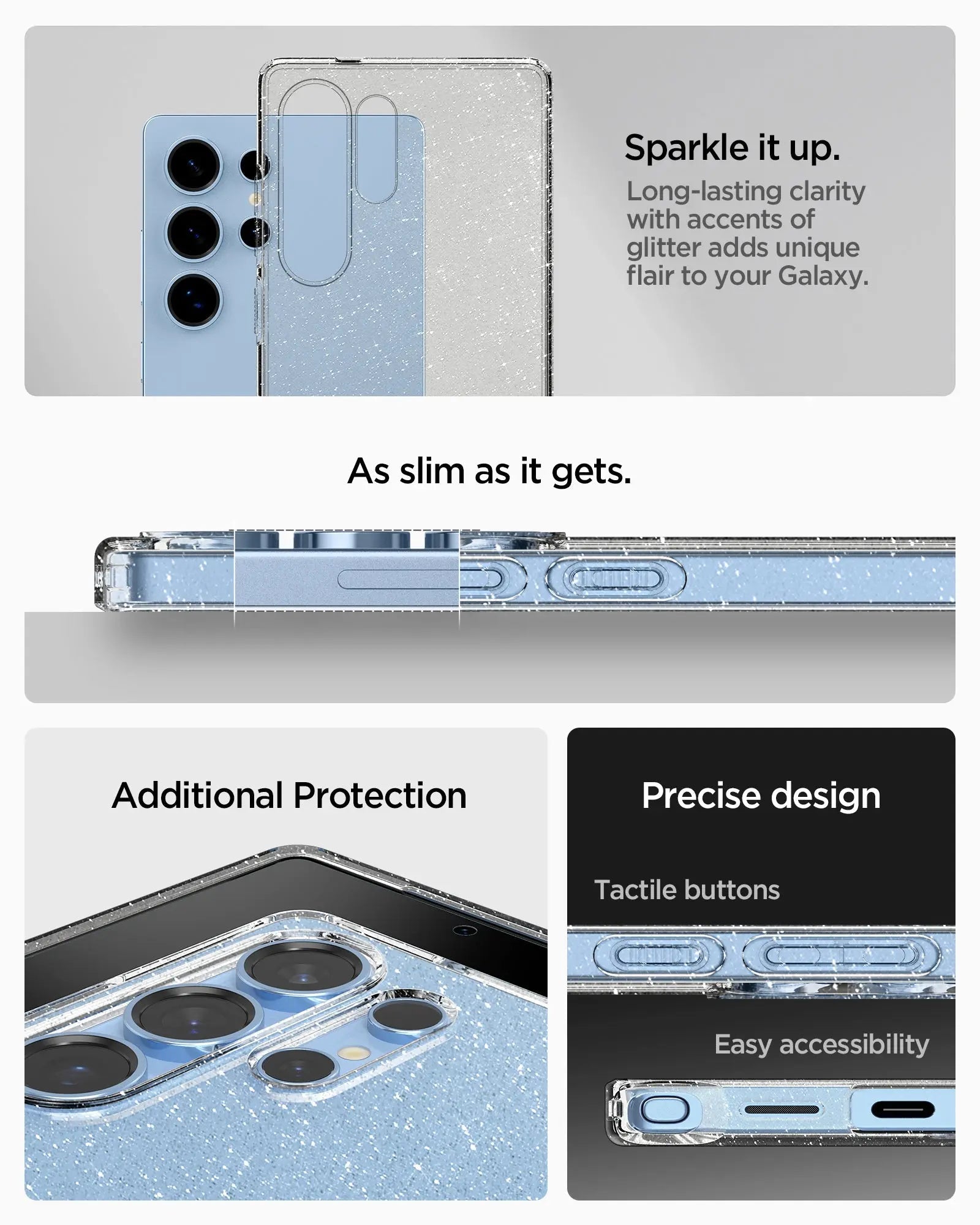 Samsung S25 Ultra Case Liquid Crystal Glitter - Spigen Malaysia