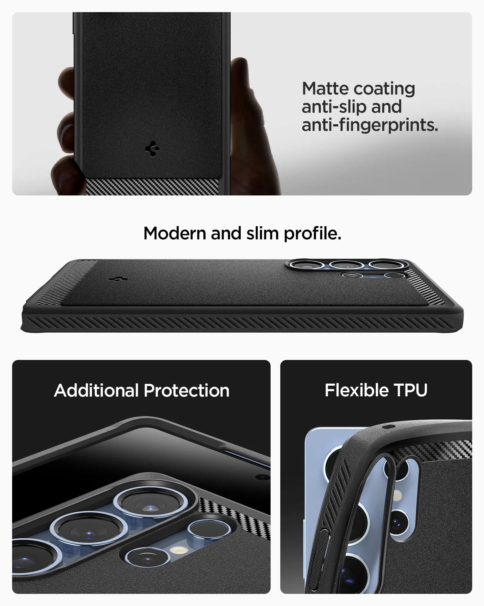 Samsung S25 Ultra Case Rugged Armor MagFit - Spigen Malaysia