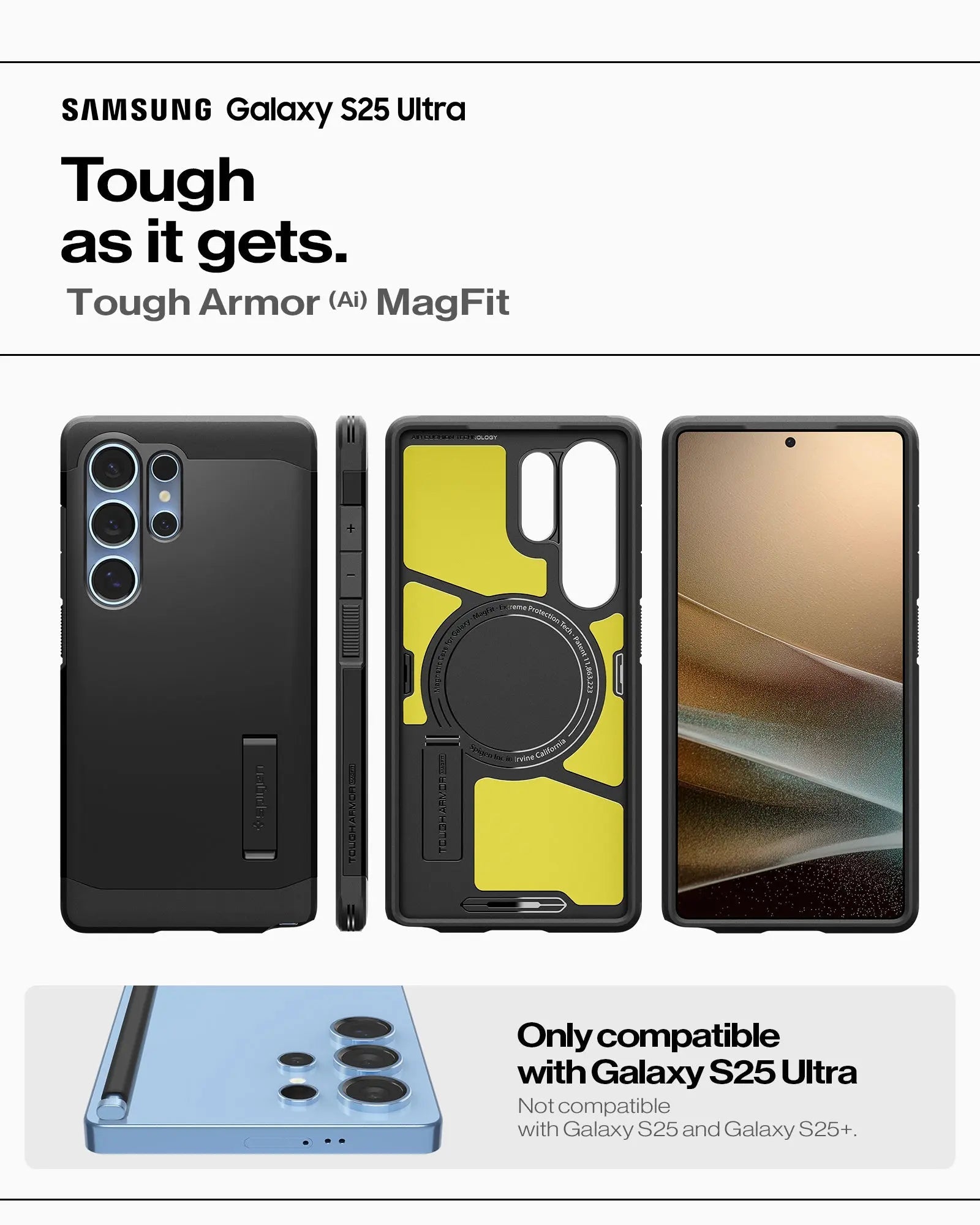 Samsung S25 Ultra Case Tough Armor MagFit - Spigen Malaysia
