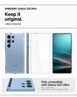 Samsung S25 Ultra Case Ultra Hybrid / Crystal Hybrid - Spigen Malaysia
