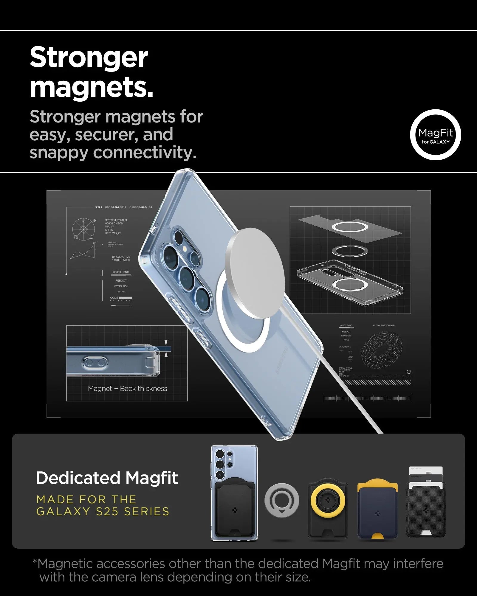 Samsung S25 Ultra Case Ultra Hybrid MagFit / Crystal Hybrid MagFit - Spigen Malaysia