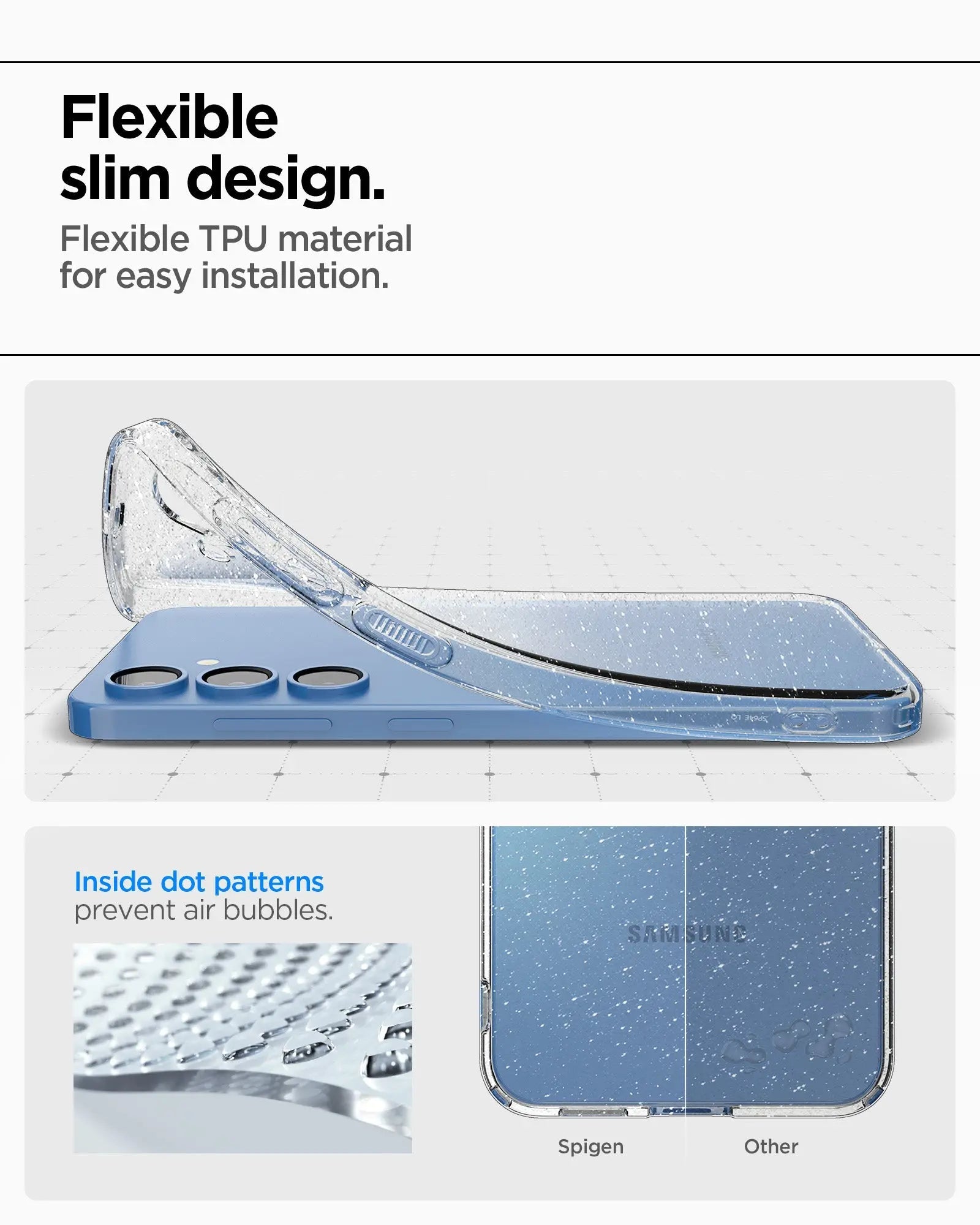 Samsung S25+ Case Liquid Crystal Glitter - Spigen Malaysia