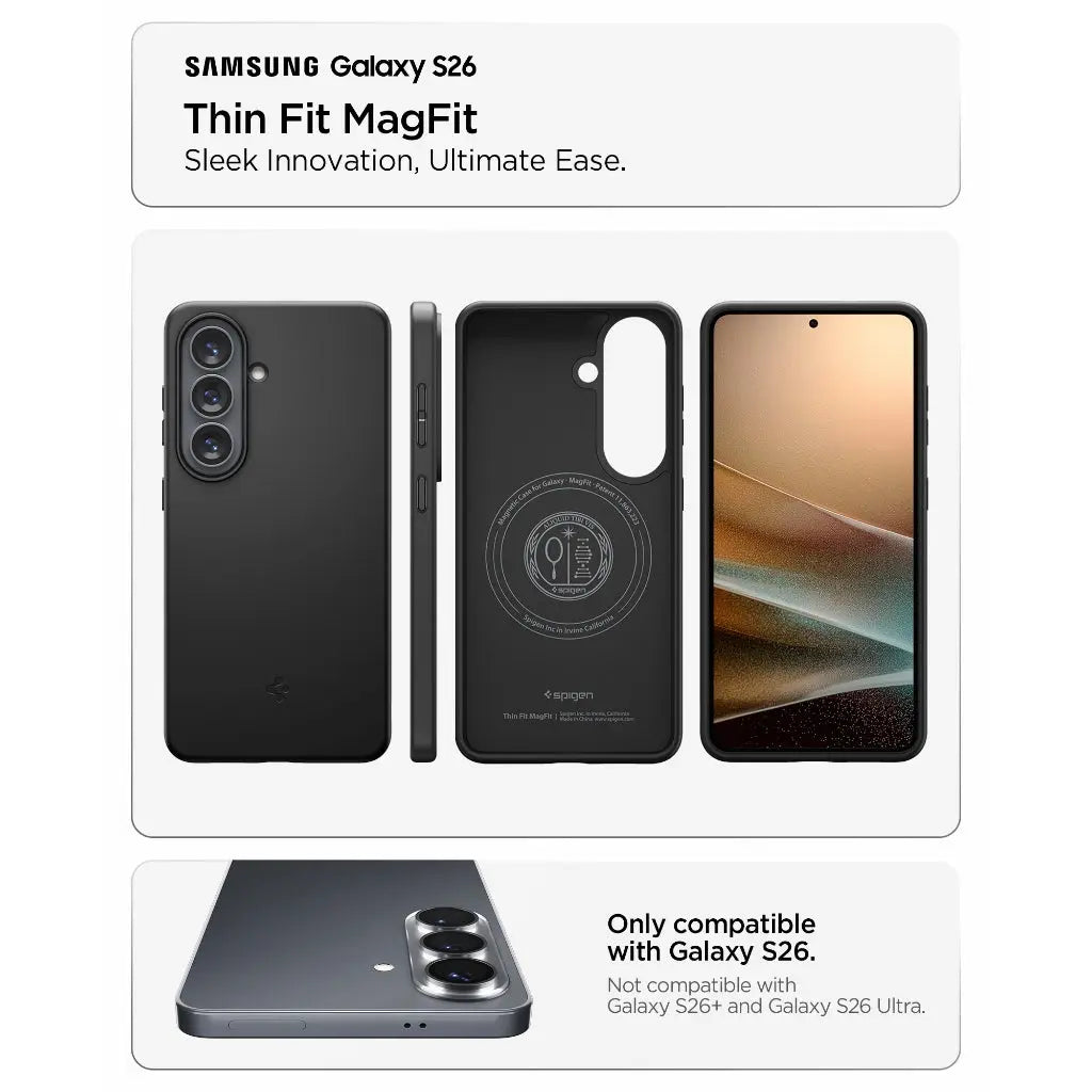 Samsung S26 Case 6.3" Thin Fit MagFit - Spigen Malaysia