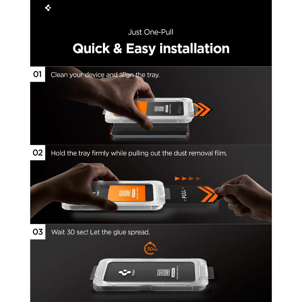 Samsung S26+ Privacy Screen Protector 6.7" EZ Fit Pro HD - Spigen Malaysia