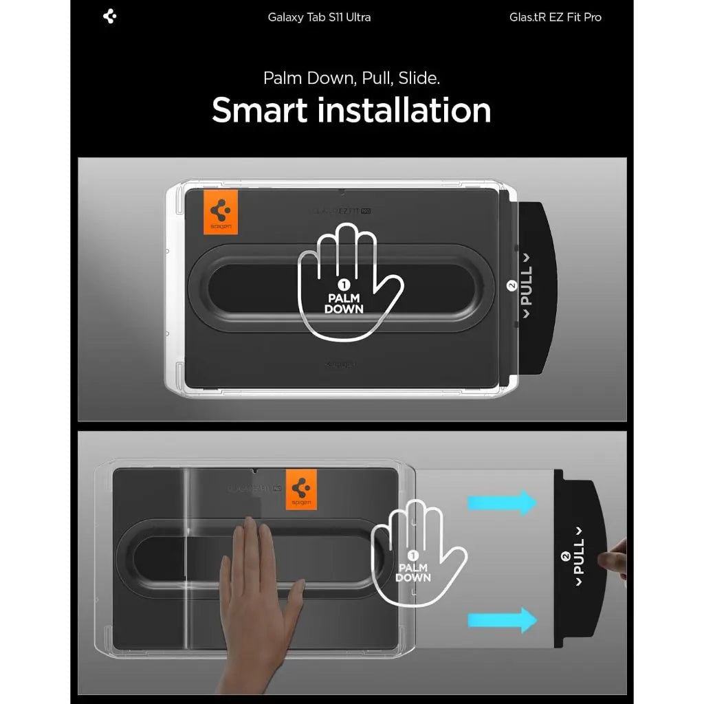 Samsung Tab S11 Ultra Screen Protector Glas.tR EZ Fit - Spigen Malaysia
