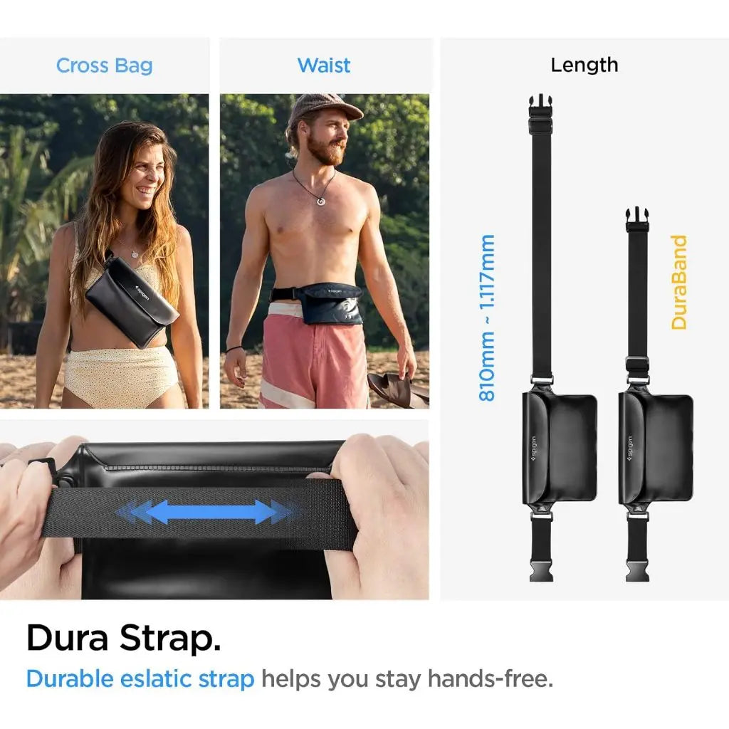[Set of 2] Aqua Shield Waterproof Waist Bag + Waterproof Phone Pouch A621 - Spigen Malaysia