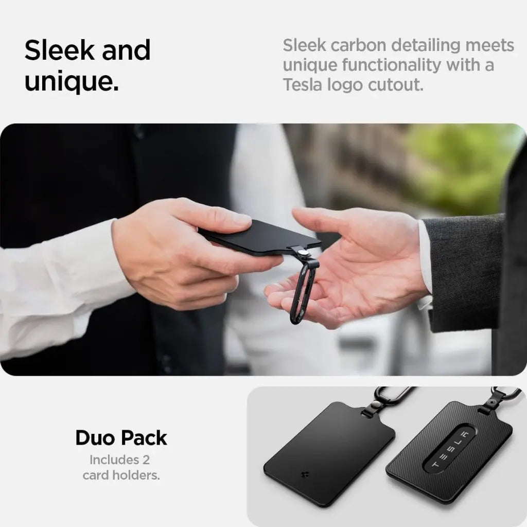 [2 Pack] Tesla Model 3 / Y / S / X Key Card Holder - Spigen Malaysia