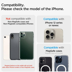 3 Cards Magnetic Wallet Ultra Hybrid MagFit+ Dual Side - Spigen Malaysia