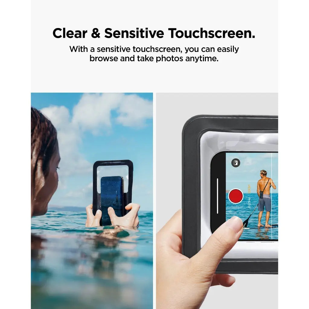 A603 Dual Pocket Waterproof Phone Case