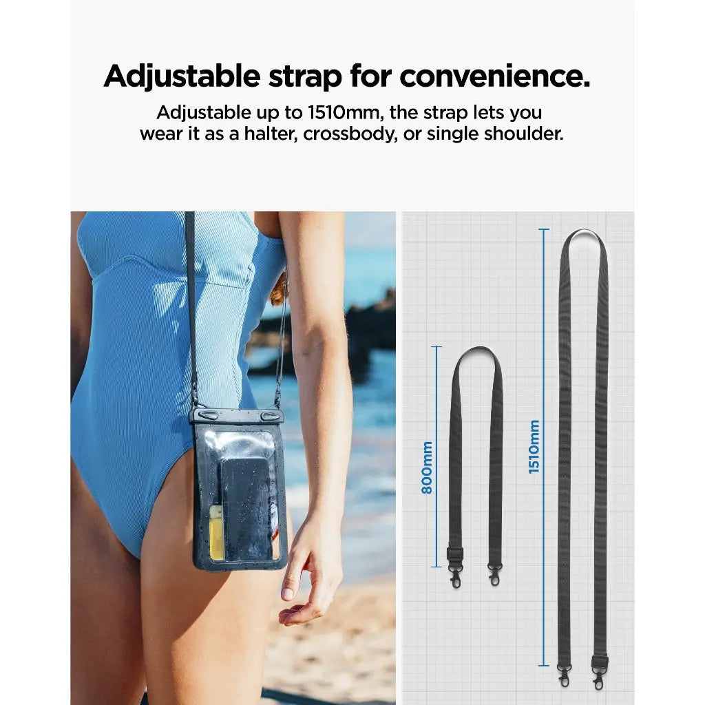 A603 Dual Pocket Waterproof Phone Case