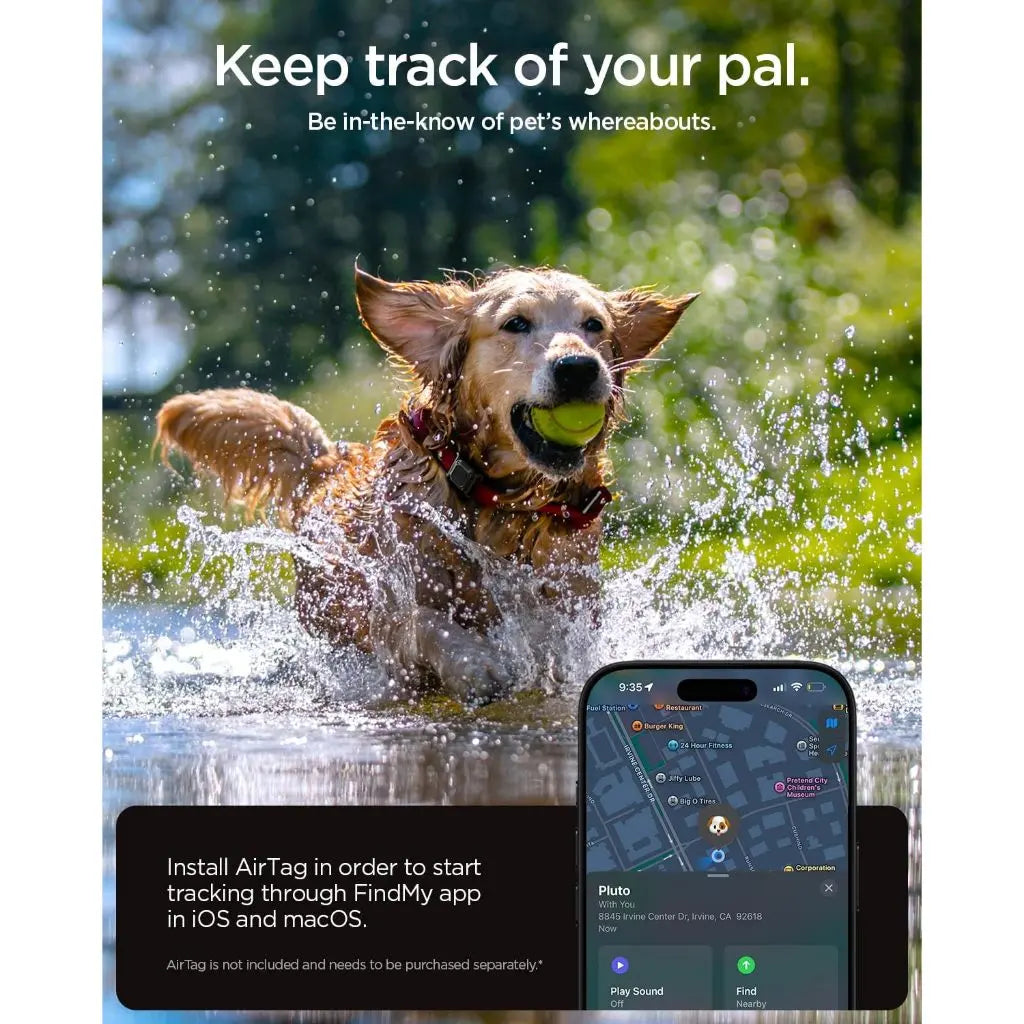 AirTag 2 / AirTag Case Tough Armor IP Waterproof Pet Collar Cover