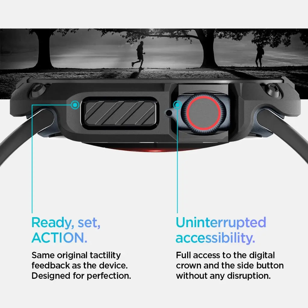 Apple Watch Case Series 11 / 10 (46mm) Tough Armor With Tempered Glass - Spigen Malaysia