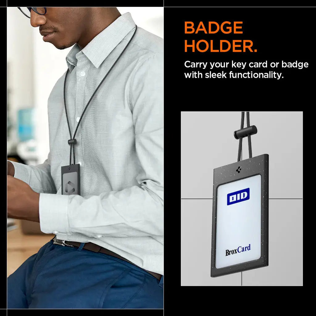 ID Badge Holder MagSlide Card Wallet with Lanyard - Spigen Malaysia