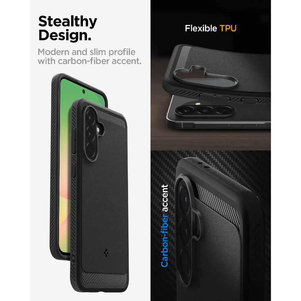 Samsung A56 5G Case Rugged Armor - Spigen Malaysia