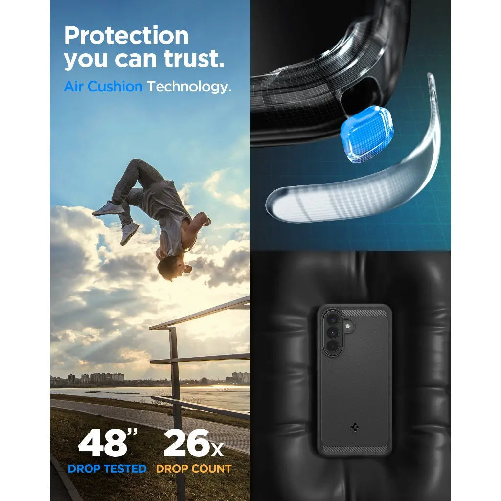 Samsung A57 5G Case Rugged Armor - Spigen Malaysia