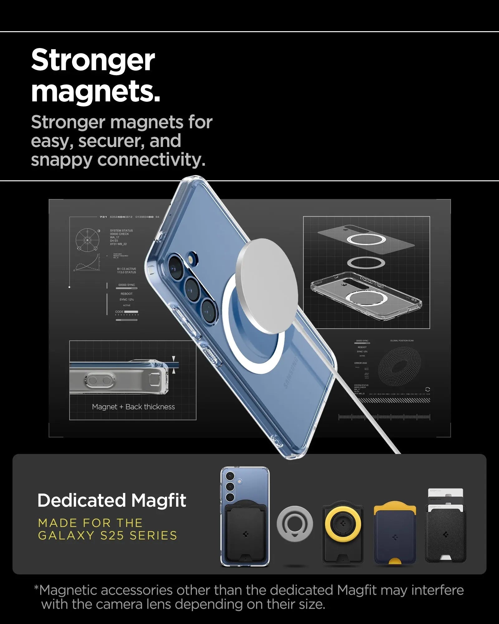 Samsung S25 Case Ultra Hybrid MagFit / Crystal Hybrid MagFit - Spigen Malaysia