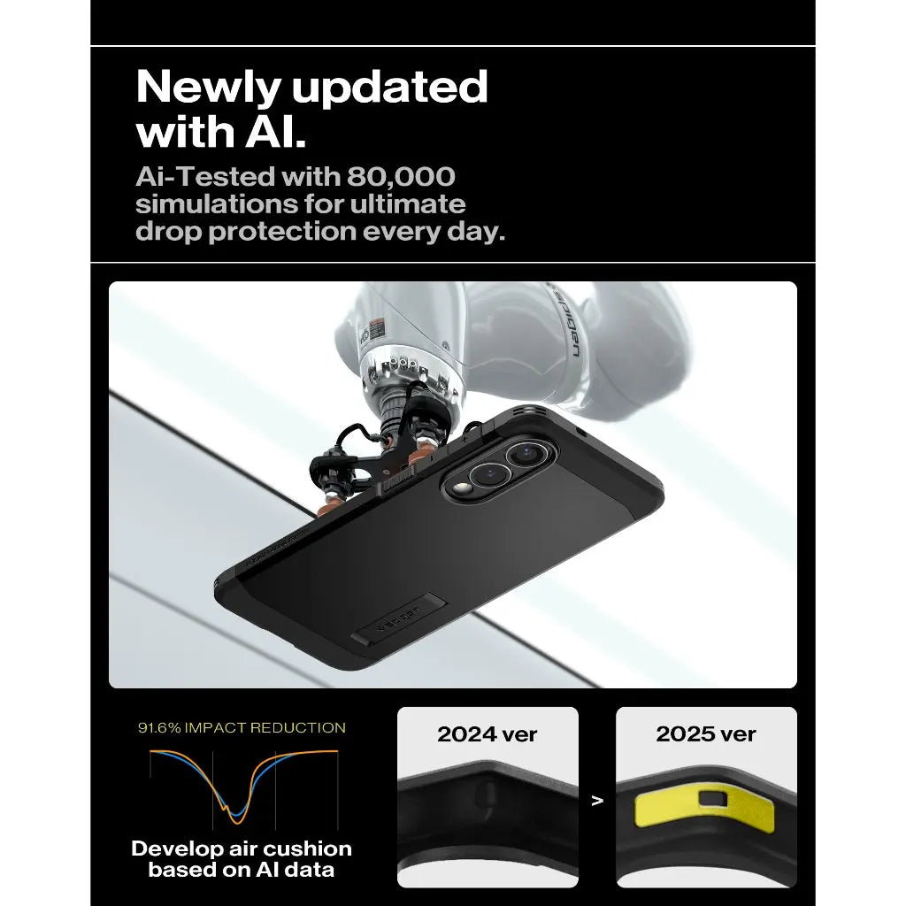 Samsung S25 Edge Case Tough Armor AI Magfit - Spigen Malaysia