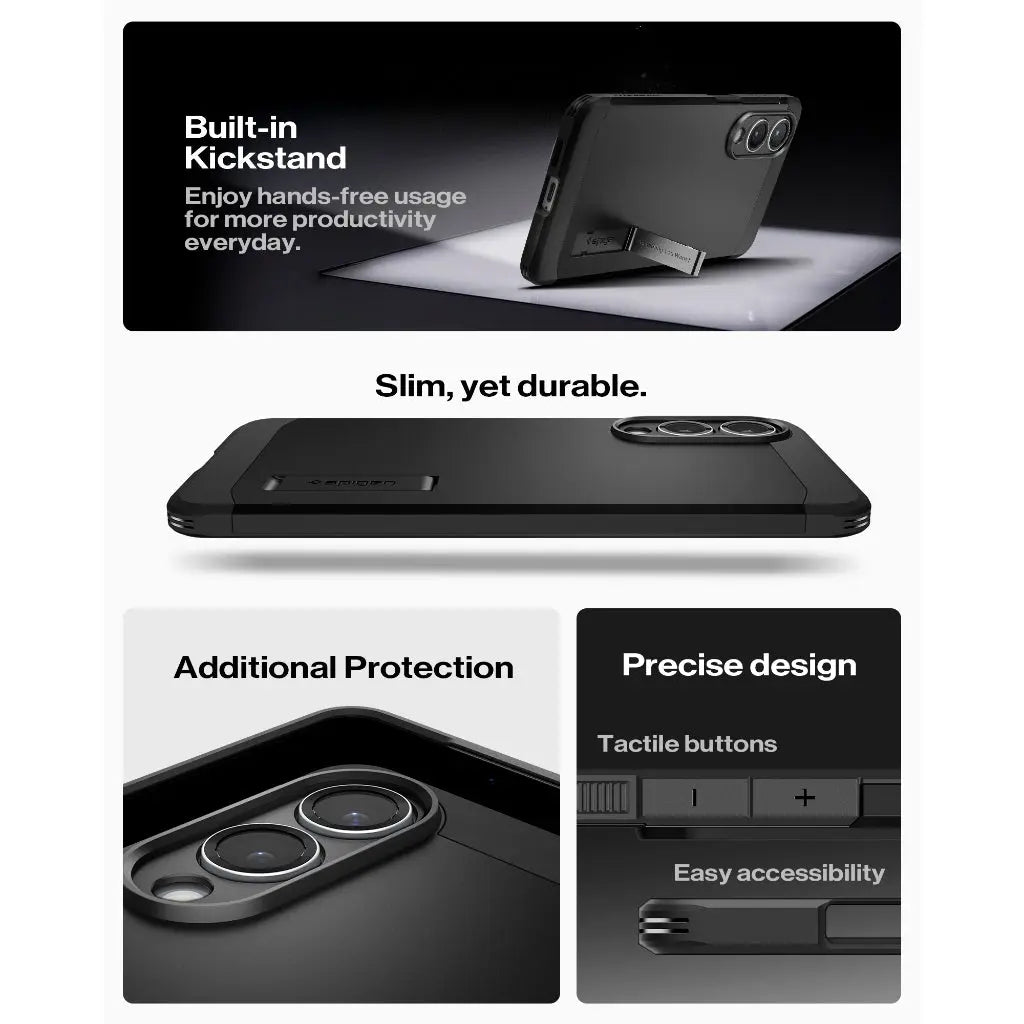 Samsung S25 Edge Case Tough Armor AI Magfit - Spigen Malaysia