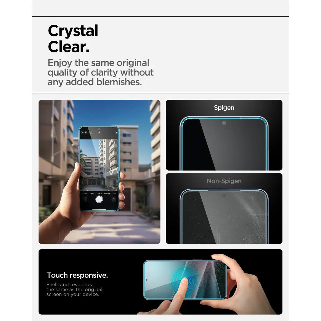 [1 Pack] Samsung S25 Edge Screen Protector Glas.tR EZ Fit Pro HD - Spigen Malaysia