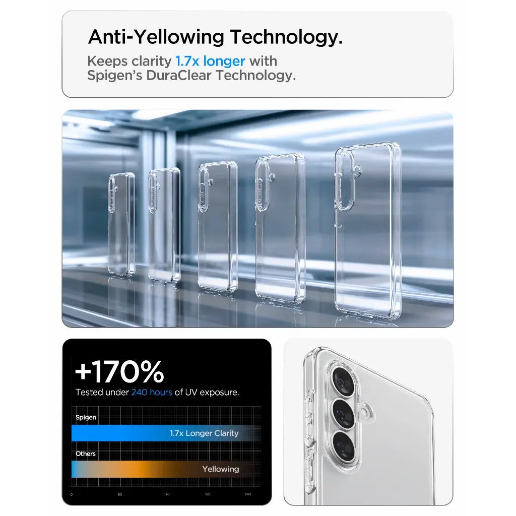 Samsung S26 Case 6.3" Ultra Hybrid Clear - Spigen Malaysia