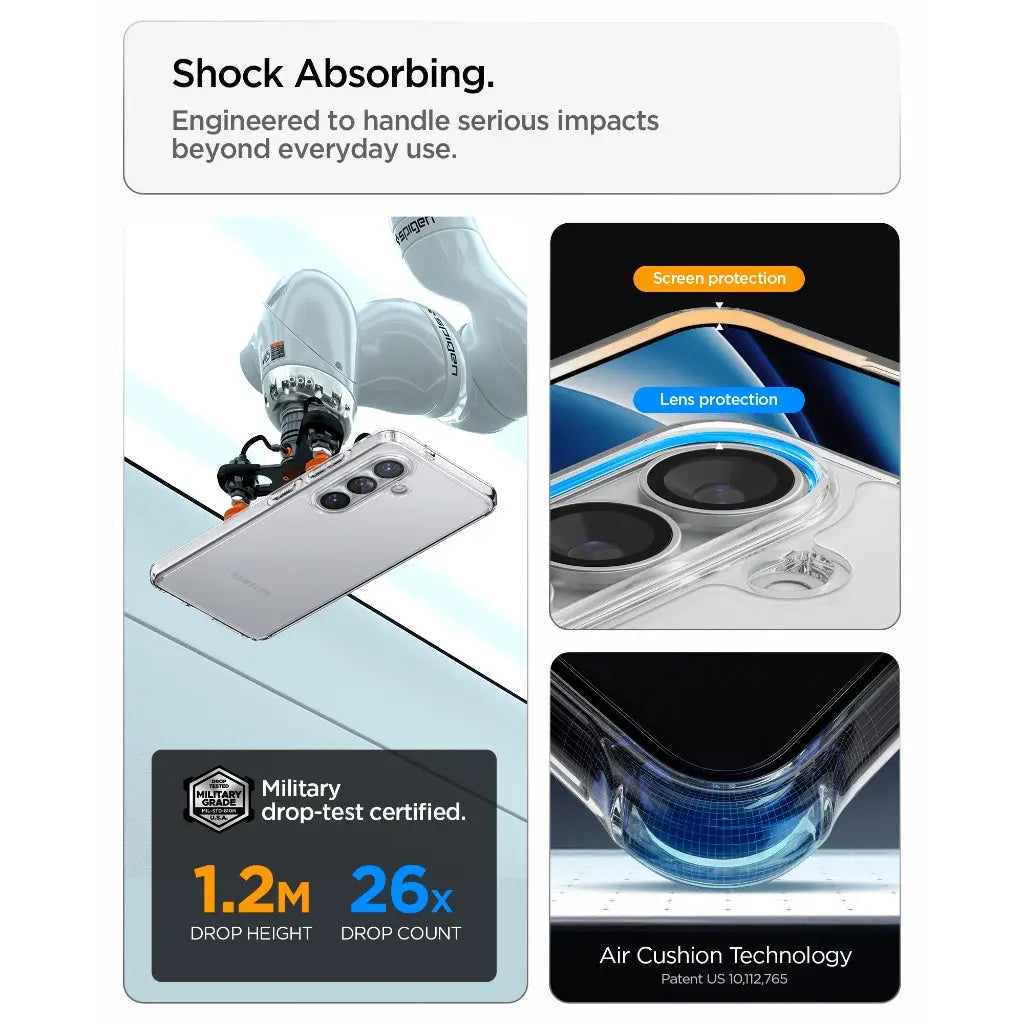 Samsung S26 Case 6.3" Ultra Hybrid Clear - Spigen Malaysia