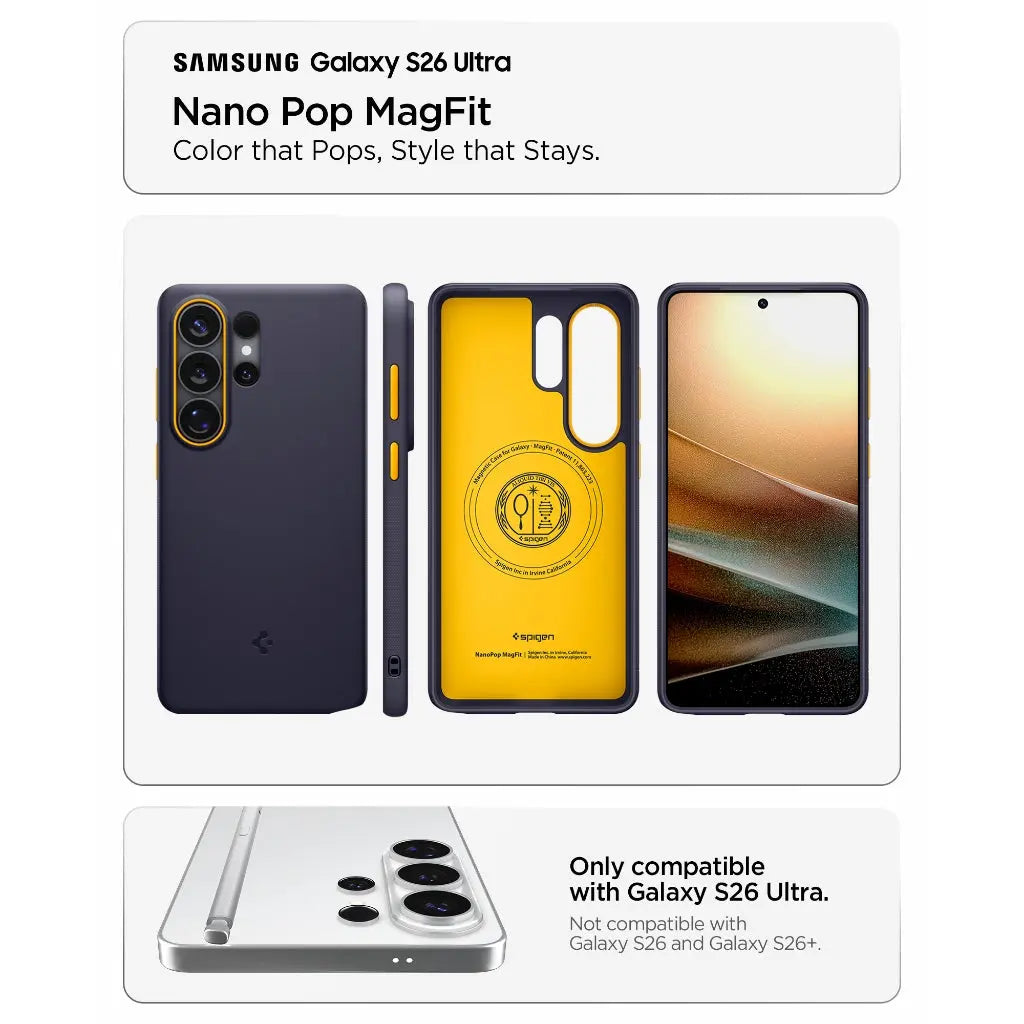 Samsung S26 Ultra Case 6.9" Nano Pop MagFit - Spigen Malaysia