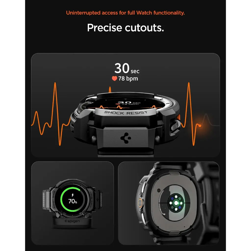 Samsung Watch 8 Classic (46mm) Case Rugged Armor Pro - Spigen Malaysia