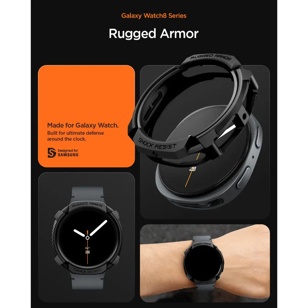 Samsung Watch 8 (44mm) Case Rugged Armor - Spigen Malaysia