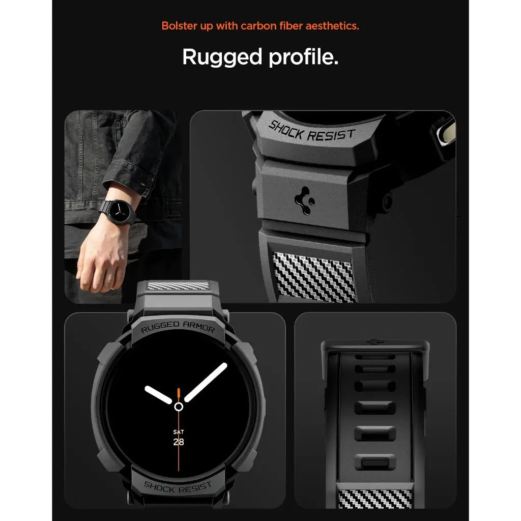 Samsung Watch 8 (44mm) Case Rugged Armor Pro - Spigen Malaysia