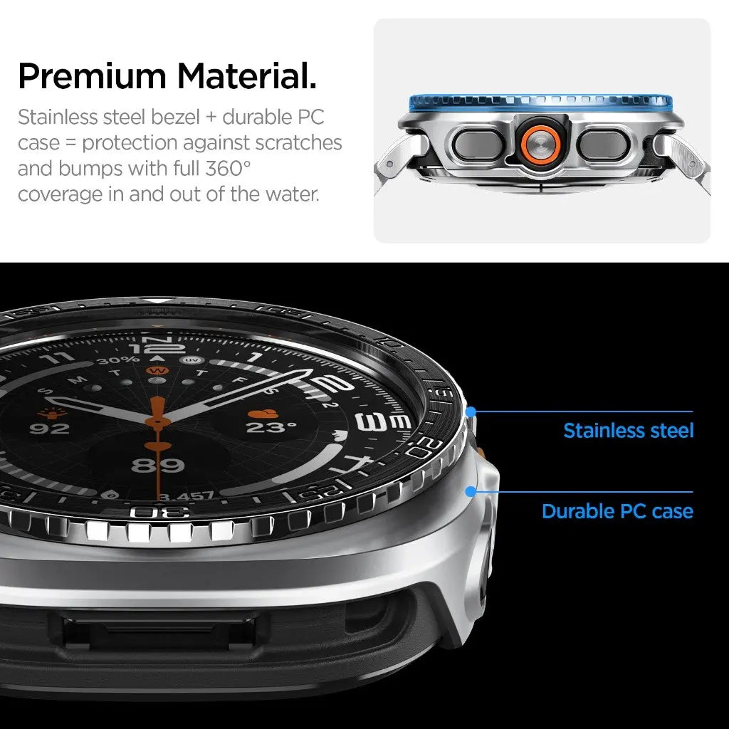 Samsung Watch Ultra 2 Case (47mm) Bezel Tune Pro - Spigen Malaysia