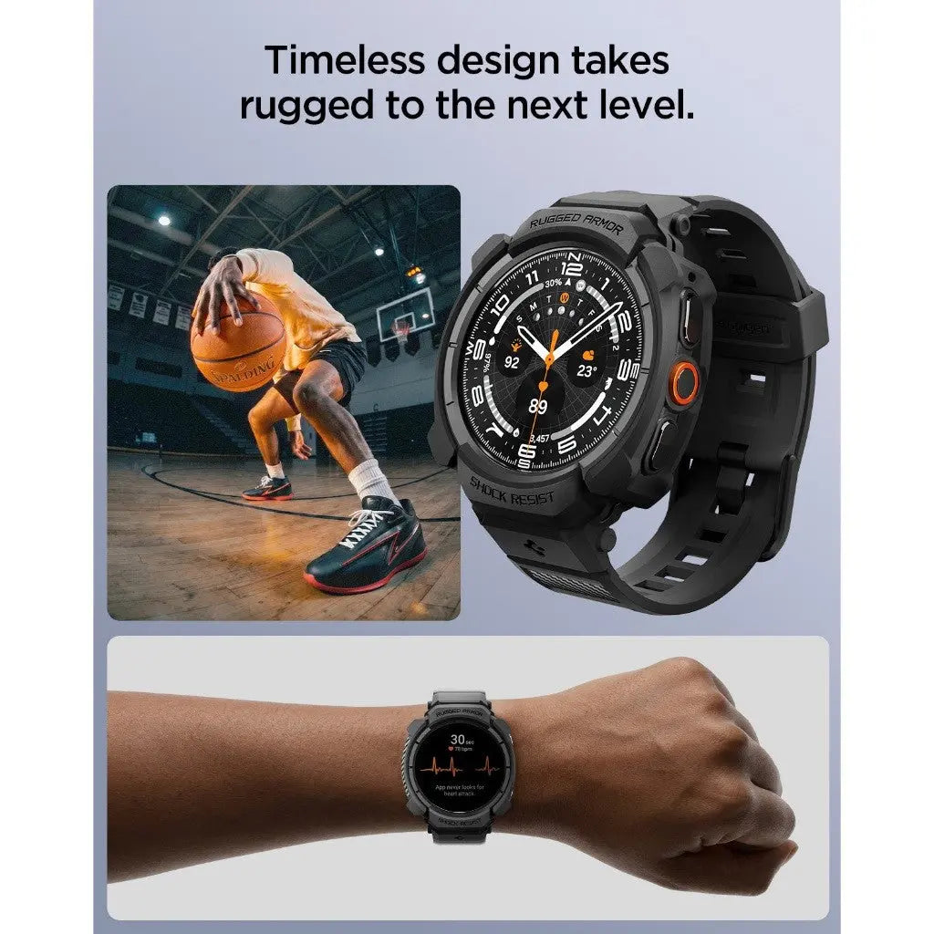 Samsung Watch Ultra 2 Case (47mm) Rugged Armor Pro - Spigen Malaysia