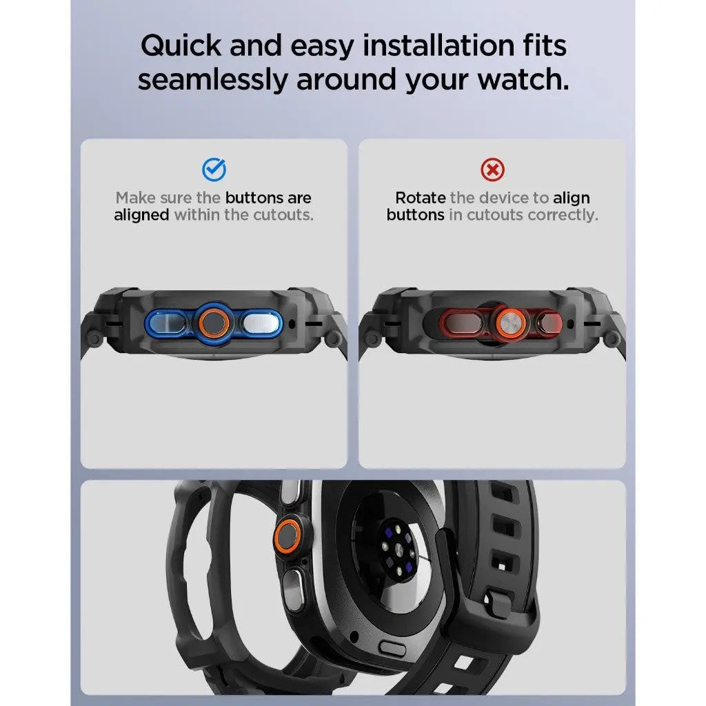 Samsung Watch Ultra 2 Case (47mm) Rugged Armor Pro - Spigen Malaysia