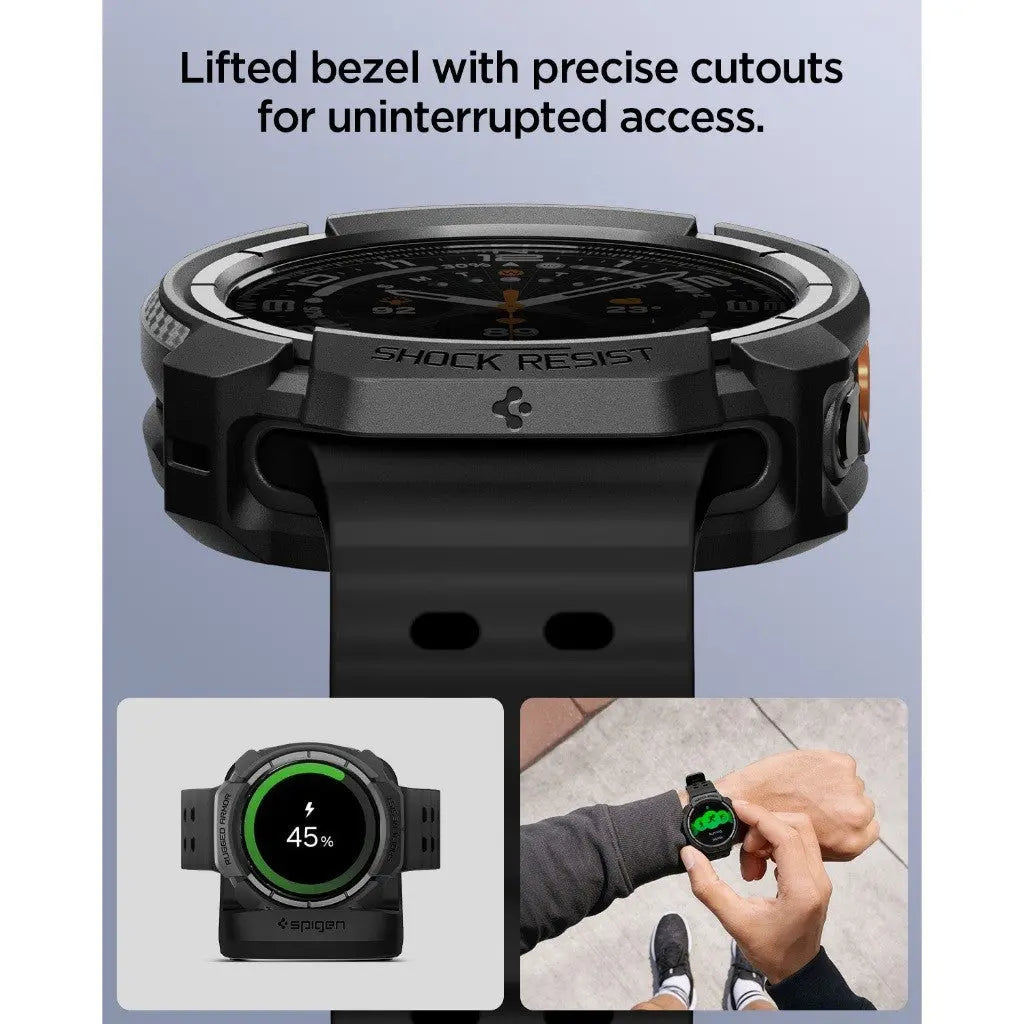 Samsung Watch Ultra 2 Case (47mm) Rugged Armor - Spigen Malaysia