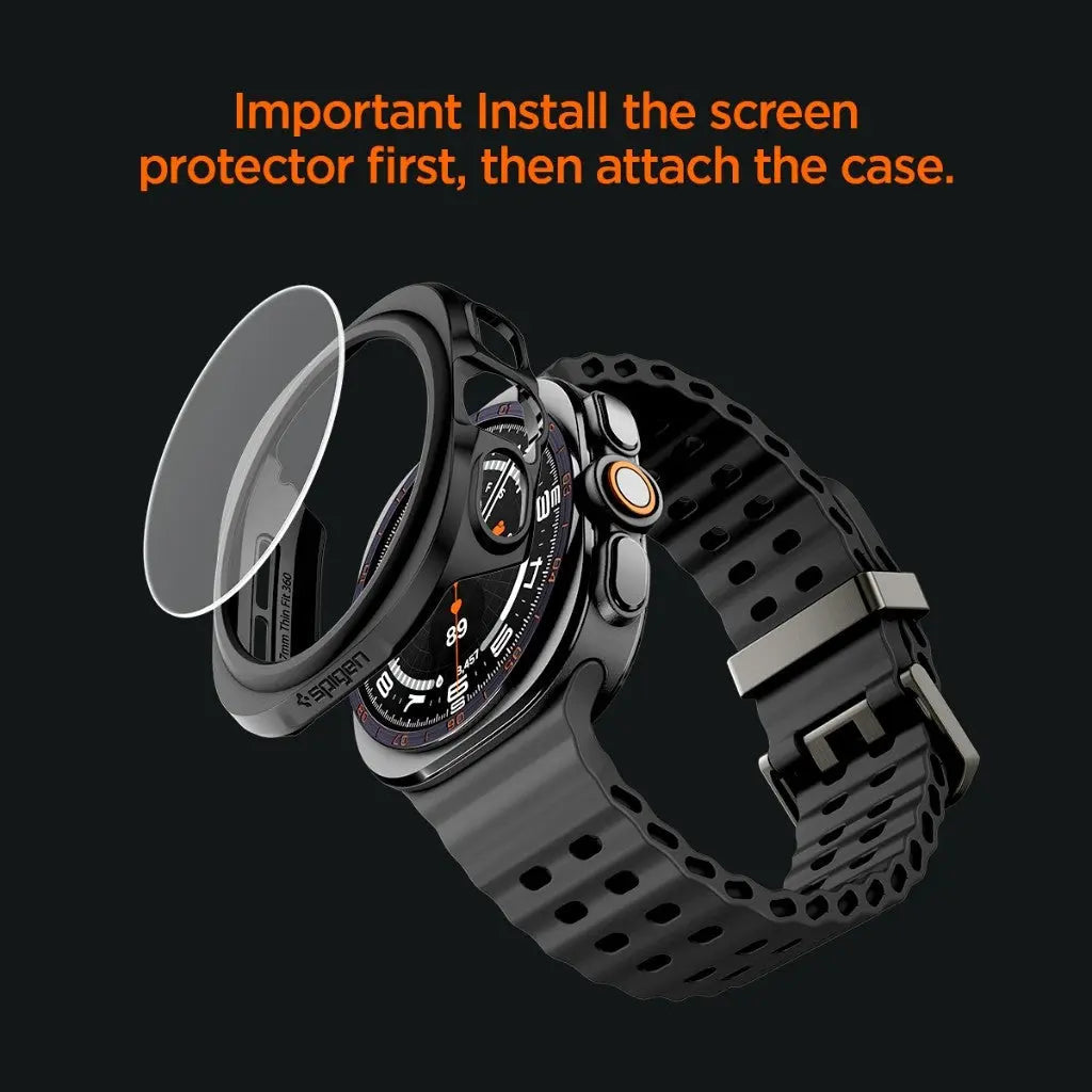 Samsung Watch Ultra 2 Case (47mm) Thin Fit 360 - Spigen Malaysia