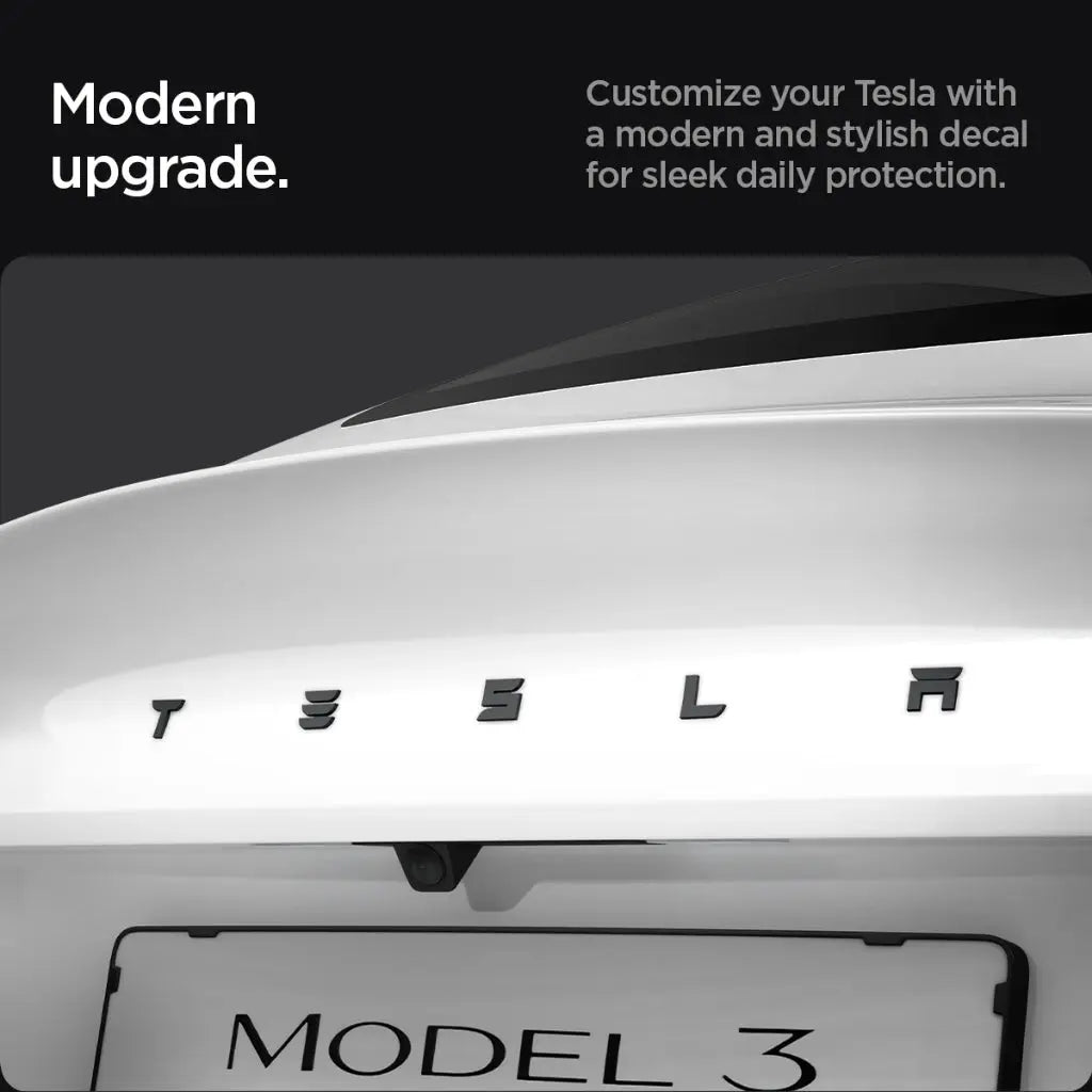 Tesla Model 3 (2025/2024) Refresh (Highland) Rear Emblem Logo Sticker TO322H - Spigen Malaysia